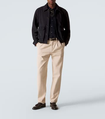 Chevron cotton polo shirt | Ralph Lauren Purple Label