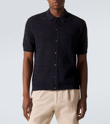 Chevron cotton polo shirt | Ralph Lauren Purple Label