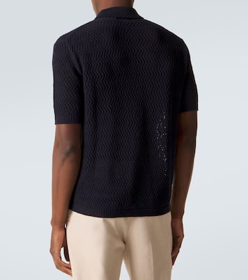 Chevron cotton polo shirt | Ralph Lauren Purple Label