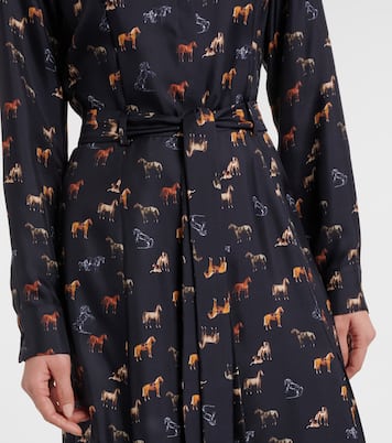 Galway belted silk shirt dress | Gabriela Hearst