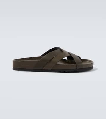 Leather slides | Tom Ford