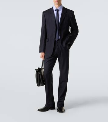 Blazer rayé en laine | Balenciaga