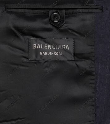 Blazer rayé en laine | Balenciaga