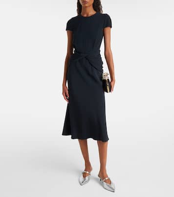 Carnation Knuckle satin clutch | McQueen