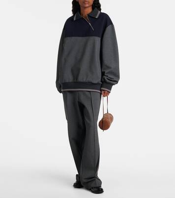 Sac en cuir à logo | Miu Miu