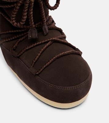EVX shearling-lined suede snow boots | Moon Boot