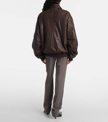 Johnson leather bomber jacket | Calvin Klein Collection