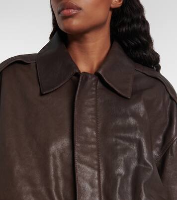 Johnson leather bomber jacket | Calvin Klein Collection