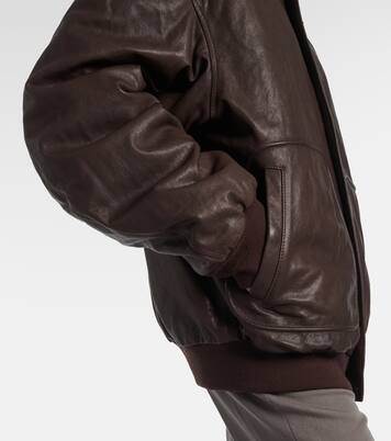Johnson leather bomber jacket | Calvin Klein Collection