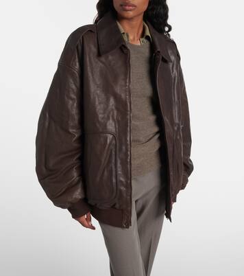 Johnson leather bomber jacket | Calvin Klein Collection