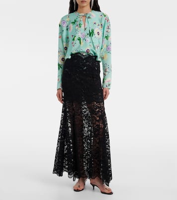 Bluse aus Satin | Rabanne