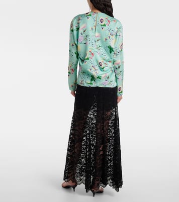 Bluse aus Satin | Rabanne