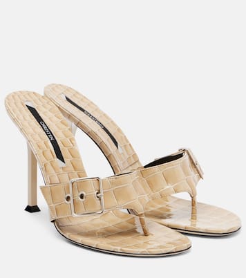 Mules Helix 95 de charol grabado | Christen