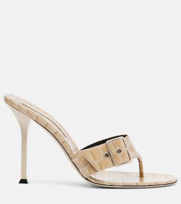 Mules Helix 95 de charol grabado | Christen