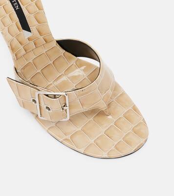 Mules Helix 95 de charol grabado | Christen