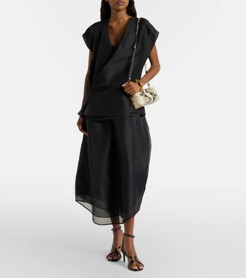 Kye Mini snake-effect leather crossbody bag | Khaite