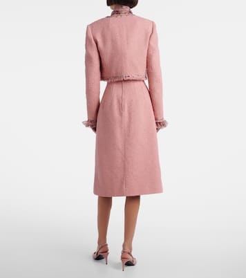 Gonna midi in misto cotone | Dolce&Gabbana