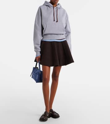 Cropped-Hoodie aus Baumwolle | JW Anderson