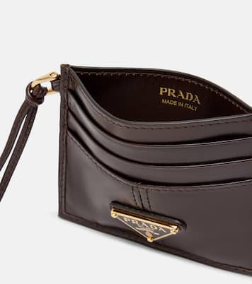 Leather card holder | Prada