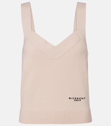 Logo wool and cashmere tank top | Givenchy