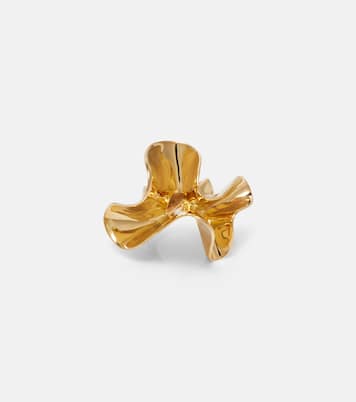 Anello Anemone in argento sterling bagnato in oro | Bottega Veneta