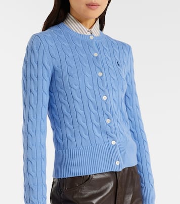 Cable-knit cotton cardigan | Polo Ralph Lauren