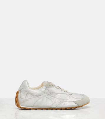 Sneakers Orbit Flash aus Metallic-Leder | Bottega Veneta