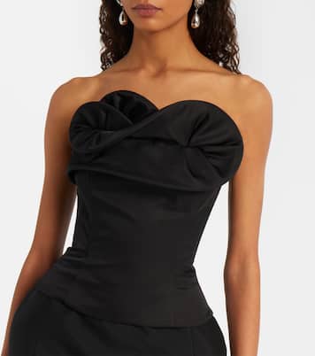 Bustier-Top aus Wolle und Seide | Magda Butrym