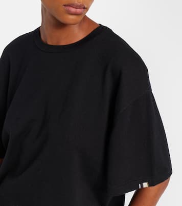 T-shirt oversize di Rik in cotone e cashmere | Extreme Cashmere