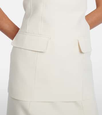 Wool and silk top | Toteme