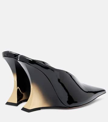 Wedges Nina 105 aus Lackleder | Paris Texas