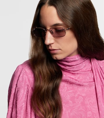 Bamboo rectangular sunglasses | Gucci