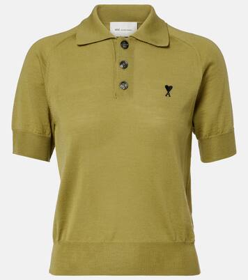 Ami De Cœur wool polo shirt | Ami Paris