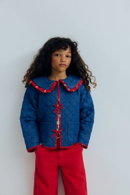 Wendbare Steppjacke Amapola aus Baumwolle | The New Society