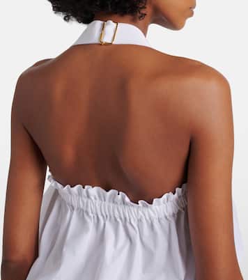 Robe en coton à col licou | Patou