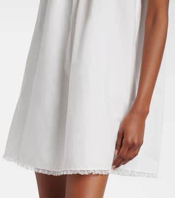 Vestido corto Daphne de popelín de algodón | Dôen