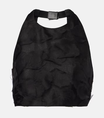 Fumetto silk fil coupé crop top | Max Mara
