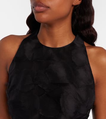 Fumetto silk fil coupé crop top | Max Mara