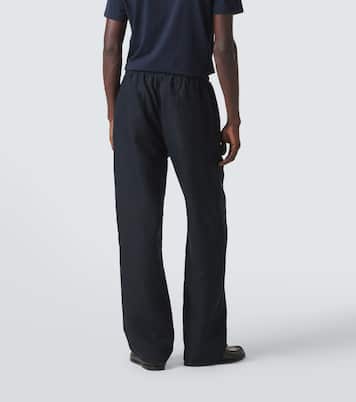 Linen straight pants | Saman Amel