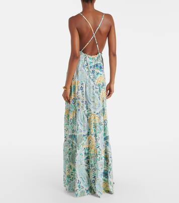 Abito lungo in cotone con stampa paisley | Etro