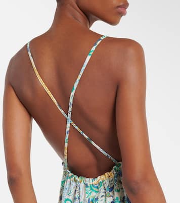 Abito lungo in cotone con stampa paisley | Etro