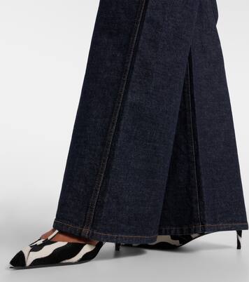 Escarpins Mia en cuir façon poulain | Khaite