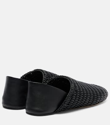 Babouche woven leather loafers | JW Anderson