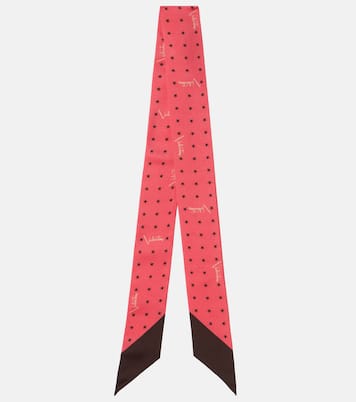 Printed silk twill scarf | Valentino
