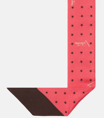 Printed silk twill scarf | Valentino