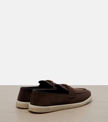 Loafers aus Veloursleder | Prada