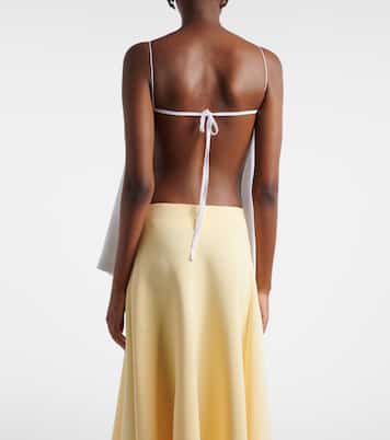 Voile open-back jersey top | Jacquemus