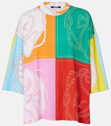 Hippocampe印花棉质针织T恤 | Jacquemus