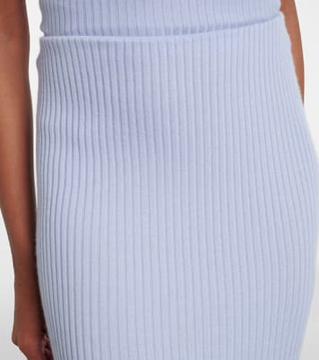 Falda midi Kavya en mezcla de cachemir y seda | Gabriela Hearst