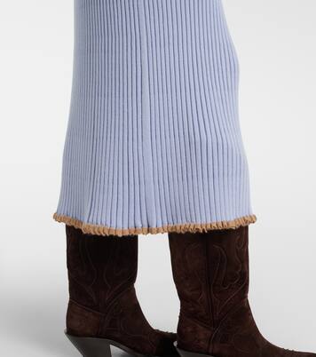Falda midi Kavya en mezcla de cachemir y seda | Gabriela Hearst